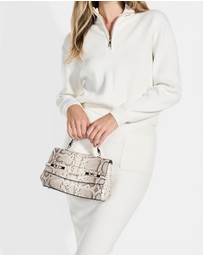 GUESS - Melinda Top Handle Flap Bag