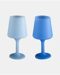 porter green - swepp silicone unbreakable wine glasses