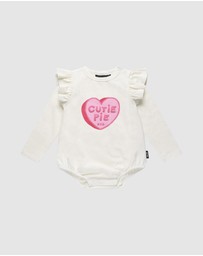 Rock Your Baby - Cutie Pie Long Sleeve Frill Bubble Bodysuit