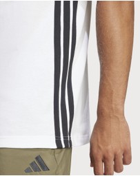 adidas Sportswear - Essentials 3-Stripes Single Jersey Tee Mens
