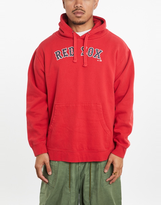 Vintage by The Real Deal - Pre Loved - Vintage MLB Boston Red Sox Hooded Sweatshirt
