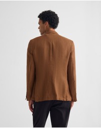 Oxford - 3 Button Linen Milton Blazer