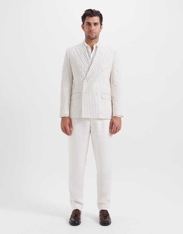 SABA - Harrison Stripe Linen Blazer