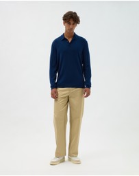 AERE - Merino Wool Knit Polo