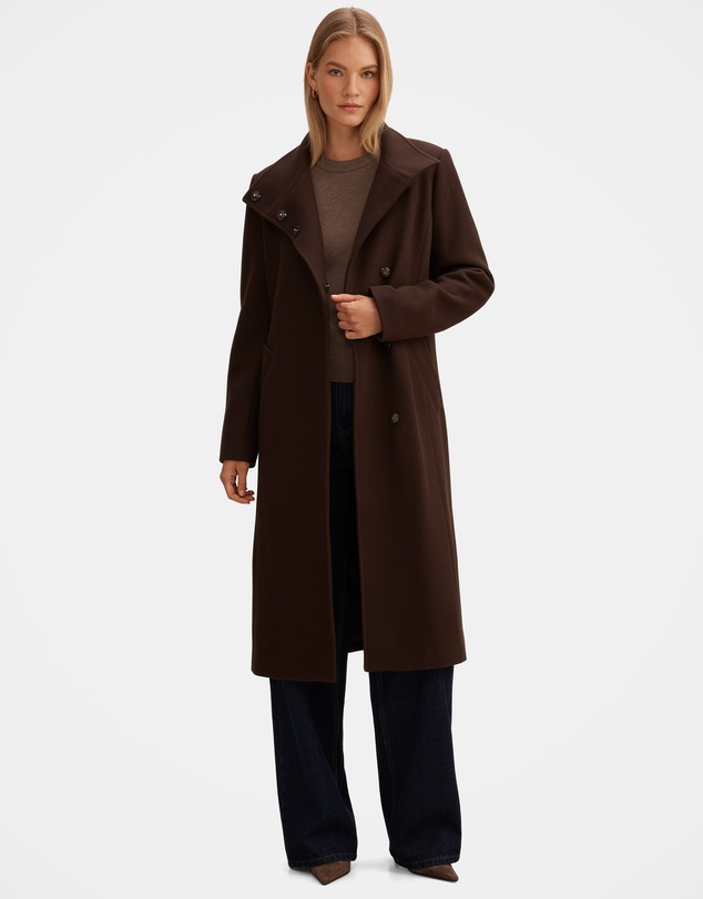 Forever New - Phoebe Funnel Neck Coat