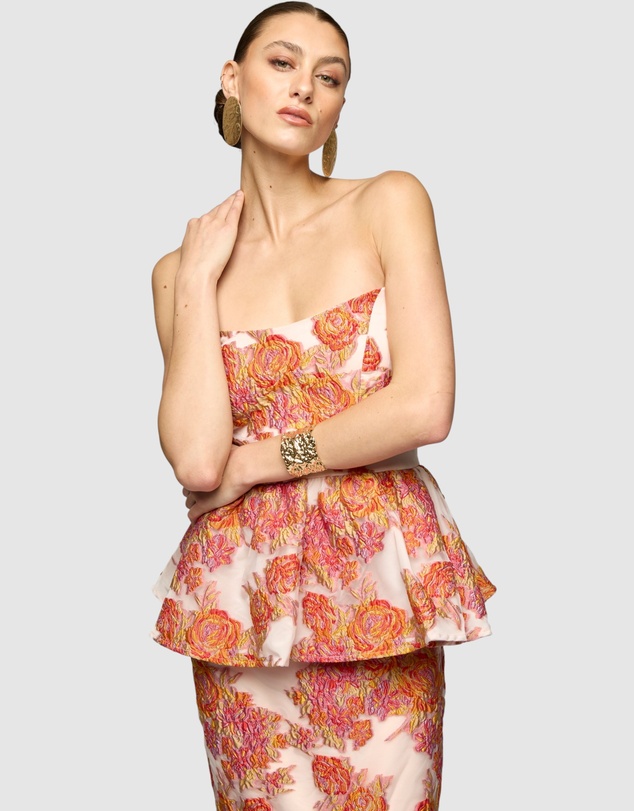 Romance by Honey and Beau - Minaki Strapless Midi
