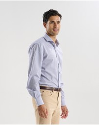 3 Wise Men - 3 Wise Men Sundown Blue Print Shirt