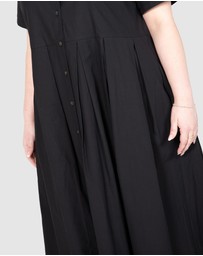 Love Your Wardrobe - Adella Box Pleat Dress