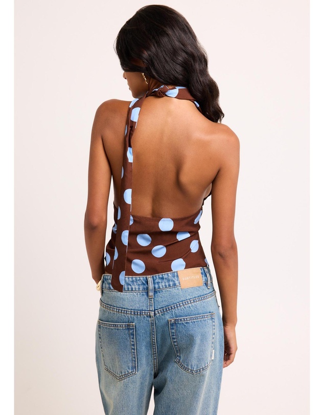 Alice In The Eve - Maya Halter Scarf Top