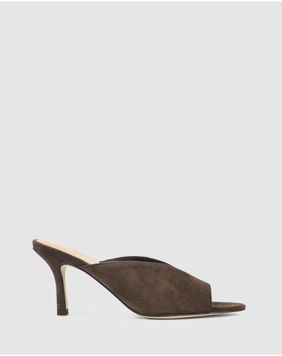 Chocolate Brown Suede