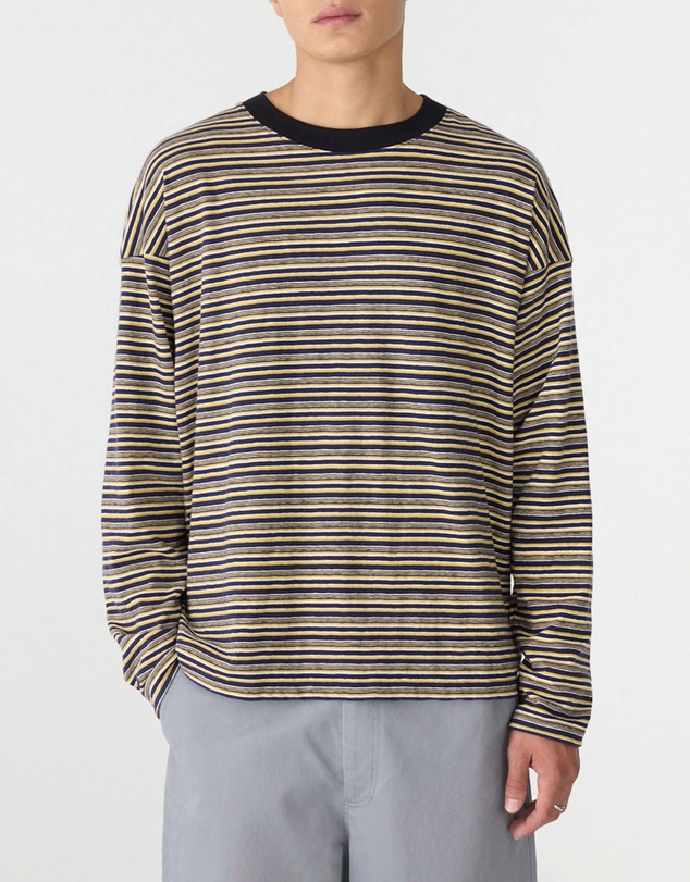 Bassike - Vintage Stripe LS T-Shirt