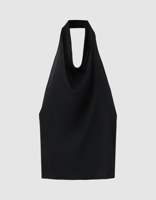 M.N.G - Halter-Neck Lyocell Top