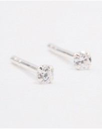 Lovisa - Sterling Silver Cubic Zirconia Micro Stud Earrings