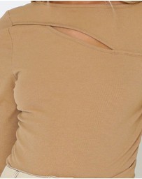 Lost in Lunar  - Poppy Ribbed Top