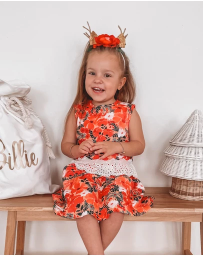 WITH LOVE FOR KIDS - Cotton Muslin Lace Top - Babies - Kids