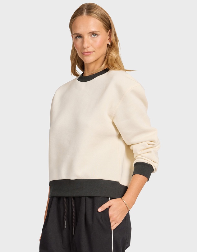 Academy Brand - Maggie Contrast Crew Sweat