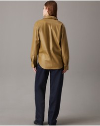 Calvin Klein Jeans - Faux Leather Shirt