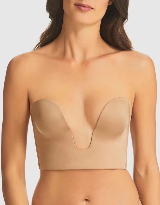 Fine Lines - Refined 4 Way Strapless Convertible Plunge Bustier