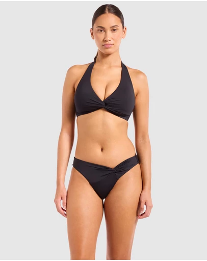 JETS - Jetset Smooth Twist Front Halter Bikini Top
