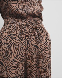 Country Road - Print Pull On Cupro Pant