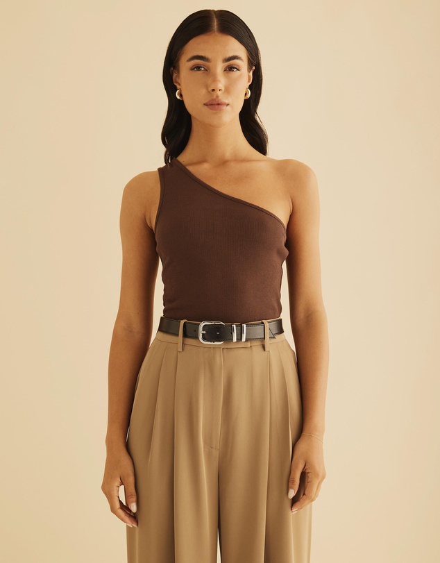 Atmos&Here - Cotton One Shoulder Tank