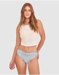 Bras N Things - Romance Brazilian Knicker-Sky Blue