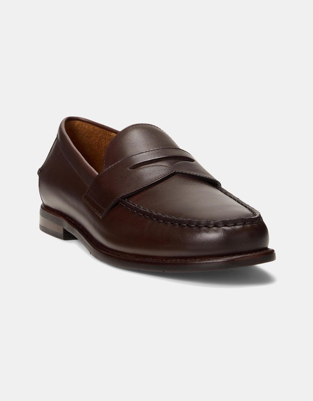Polo Ralph Lauren - Alston Burnished Leather Penny Loafers - Men's