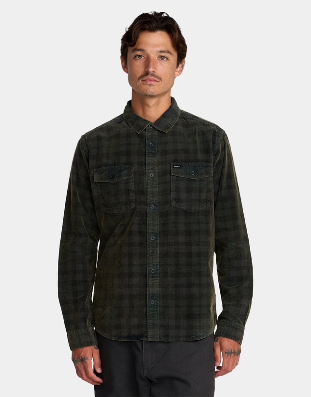 RVCA - Mens Artifice Cord Long Sleeve Shirt