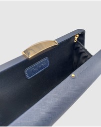 Izoa - Bianca PU Leather Clutch