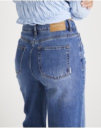 Subtitled - Demi Fold Hem Denim Jeans