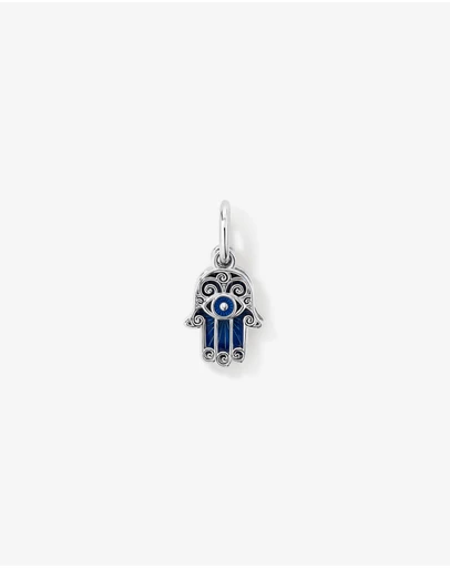 Michael Hill - Blue Hamsa Hand Pendant in Sterling Silver