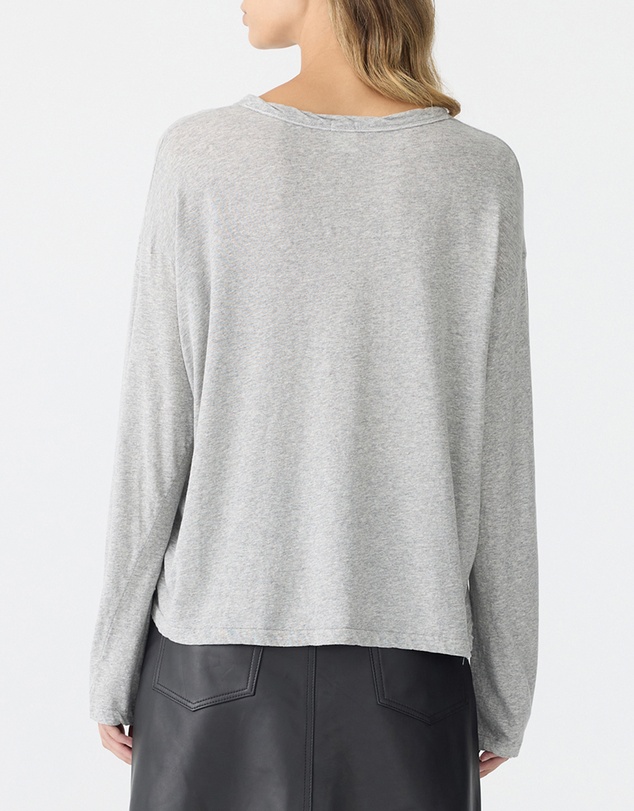 Bassike - Slouch Superfine Long Sleeve T-Shirt