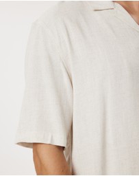 Staple Superior - Newport Textured Linen Blend Shirt