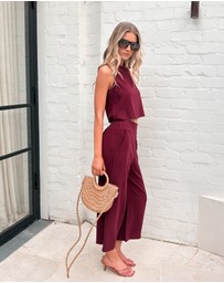 Esther & Co - Lighthouse Pants - Bordeaux