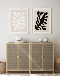 Olive et Oriel - Organic Shapes I Art Print