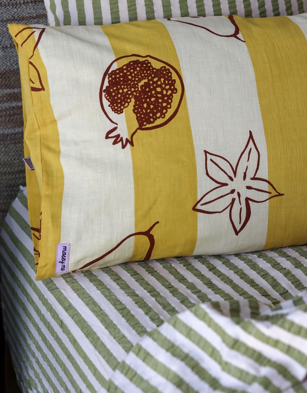Mosey Me - Seersucker Stripe Fitted Sheet