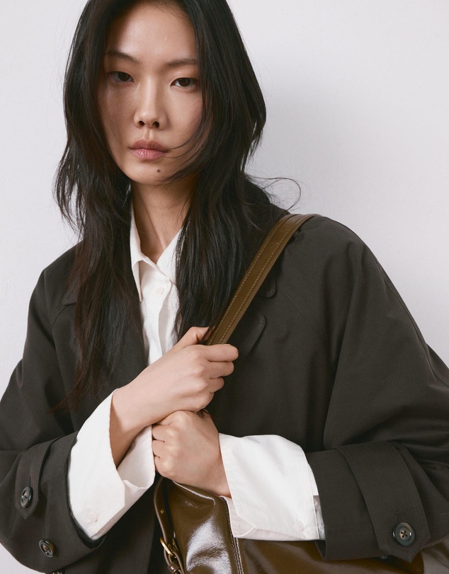 M.N.G - Long Double-Breasted Trench Coat