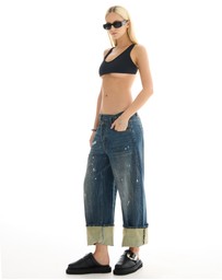 THE TALES - The Tales Selvedge Denim Cross Over Slouch Jeans