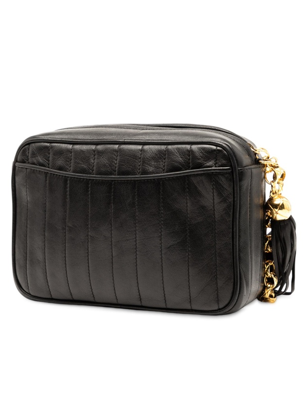 Pre-Loved by Azura Reborn - Pre-Loved CC Quilted Lambskin Tassel Camera Bag