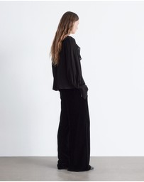 & Other Stories - Ruffle V-Neck Blouse