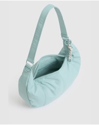 Nere - Coated Crescent Sling Bag