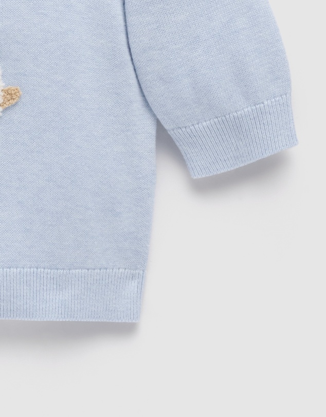 Purebaby - Chenille Embroidered Jumper-Kids-Babies
