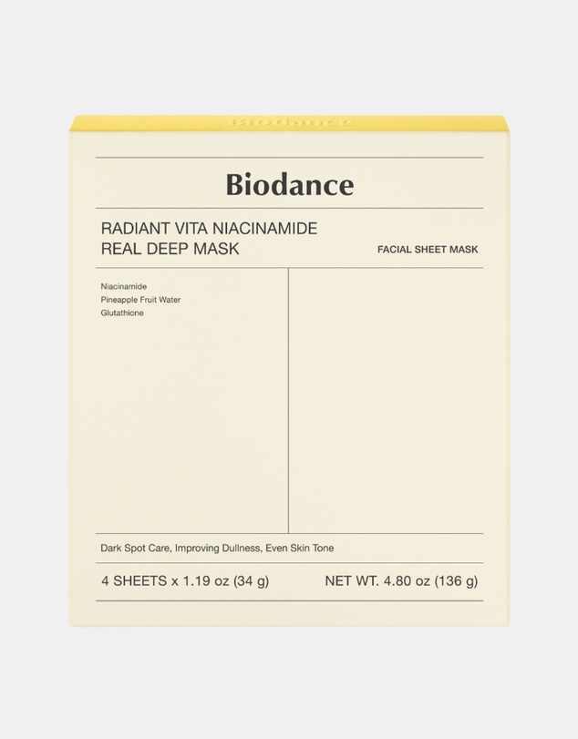 BIODANCE - Radiant Vita Niacinamide Real Deep Mask Bundle (4pcs)