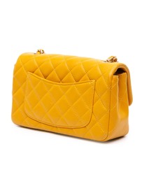Pre-Loved by Azura Reborn - Pre-Loved Mini Rectangular Classic Lambskin Single Flap