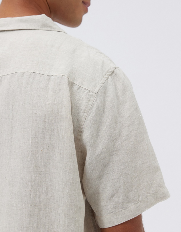 AERE - Linen Camp Collar Shirt