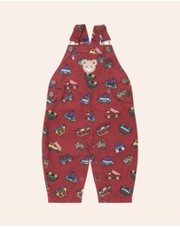 Huxbaby - Vroom Vroom Cord Overalls - Babies-Kids