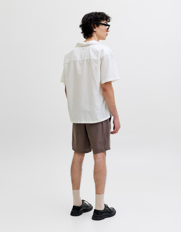 Jack & Jones - JJEBreeze Linen Blend Resort Shirt SS SN