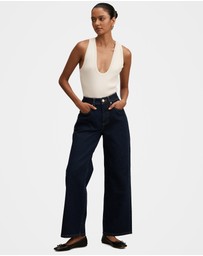 Forever New Petite - Nicki Petite Mid Rise Straight Leg Jeans