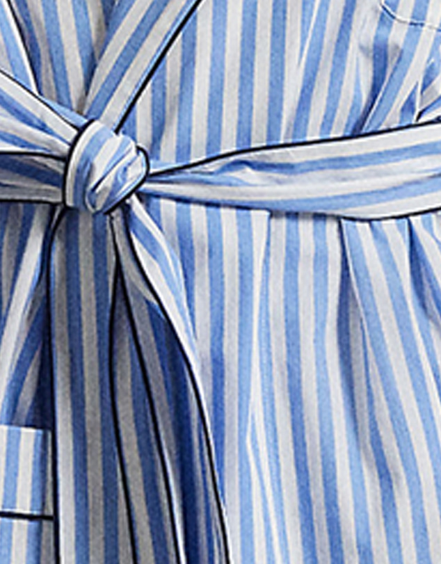 Polo Ralph Lauren - Shirting Stripes Heritage Long Cotton Robe