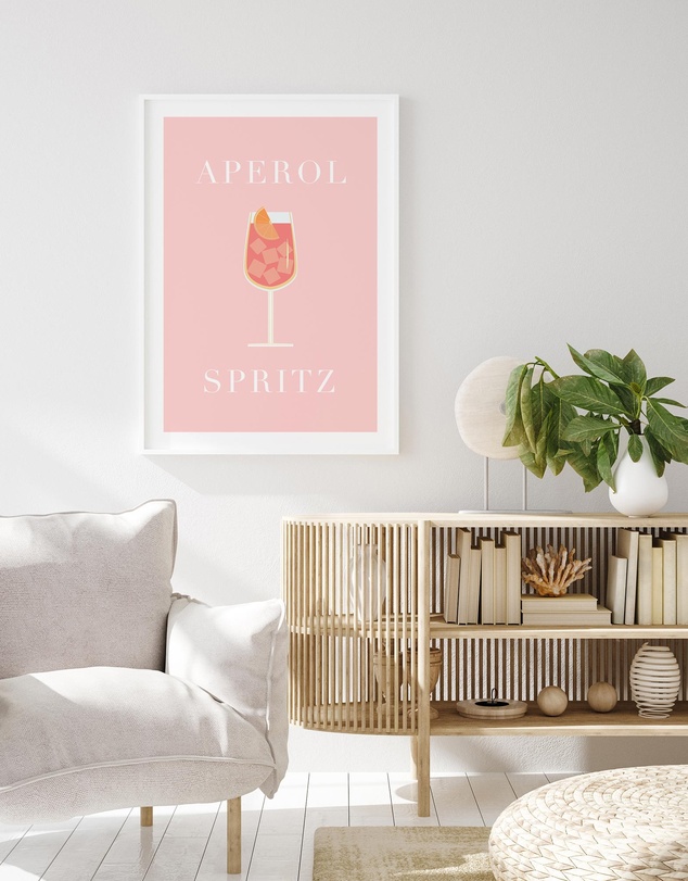 Olive et Oriel - Aperol Spritz Art Print